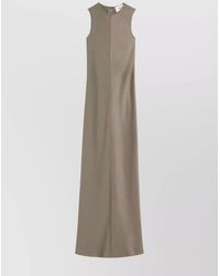 Ami Paris - Sleeveless Maxi Dress - Lyst