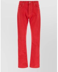 Versace - Denim Trousers Straight Leg Five Pockets - Lyst