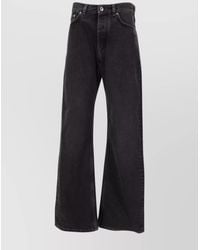 Off-White c/o Virgil Abloh - Cotton Wide-Leg Jeans - Lyst
