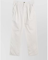 Brunello Cucinelli - Corduroy Trousers With Pockets And Belt Loops - Lyst