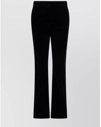 Golden Goose - Velvet Slightly Flared Tailored Trousers - Lyst