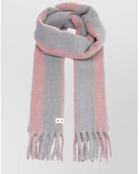 Marni - Scarf Block Design Fringed Edges - Lyst