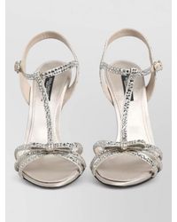 Dolce & Gabbana - Crystal-Embellished Ankle-Strap Pumps - Lyst