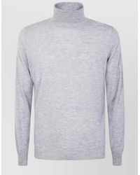 Filippo De Laurentis - Cashmere Virgin Wool Turtleneck Sweater - Lyst