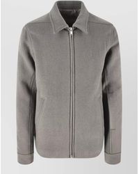 Rick Owens - Casual Long Sleeve Coat Easy Care - Lyst