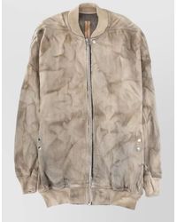 Rick Owens - Oversized Cotton Single Breasted Coat - Lyst