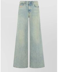 DIESEL - 1978 D-Akemi Denim Wide-Leg Jeans - Lyst