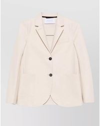 Harris Wharf London - Wool Single Breasted Tailored Blazer Jacket - Lyst