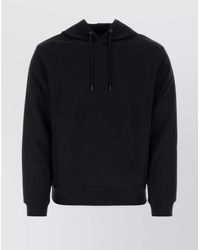 A.P.C. - Drawstring Hood Cotton Sweatshirt - Lyst