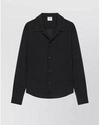 Courreges - Long-Sleeve Camp-Collar Shirt - Lyst