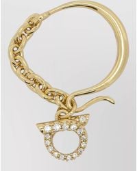 Ferragamo - Gancatena Chain Charm Ring Tone - Lyst