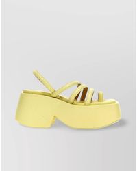 Marsèll - Leather Platform Sandals - Lyst