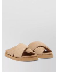 Fabiana Filippi - Sandals Open Toe Flat Sole Silk Nylon - Lyst