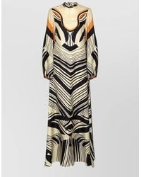 Raquel Diniz - Silk Printed Maxi Kaftan Dress - Lyst