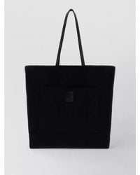 The Row - Tori Canvas Tote Bag Front Pocket - Lyst