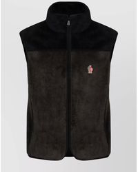 Moncler - Padded Fleece Gilet - Lyst