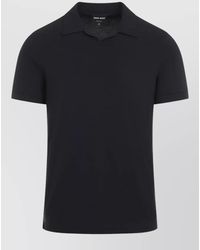 Giorgio Armani - Short-Sleeve Polo Shirt - Lyst