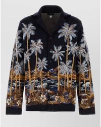 Alanui - Diamond Head Cardigan Wool Blend Tropical - Lyst