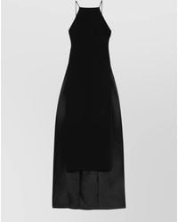Solace London - Ulla Maxi Dress Halter Neck Open Back - Lyst