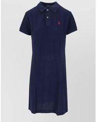 Ralph Lauren - Polo Collar Short Sleeve Casual Dress - Lyst