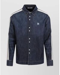 Palm Angels - Denim Shirt Jacket - Lyst