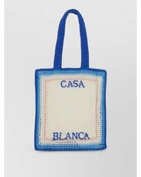 CASABLANCA - Crochet Tote Bag Dual Handle Design - Lyst