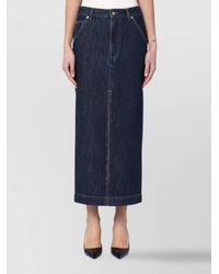 DARKPARK - Denim High-Rise Mini Skirt - Lyst