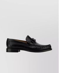 Ferragamo - Fort Moccasin Stitching Round Toe Loafers - Lyst