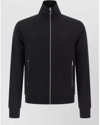 Prada - Wool Knit Reversible Cardigan High Collar - Lyst