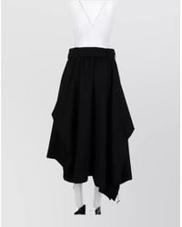 Y-3 - Midi Skirt Belted Waist Drawstring Detail - Lyst