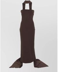 Solace London - Martine Backless Maxi Dress Cowl Neck - Lyst