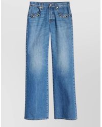Gucci - Denim Low-Rise Bootcut Jeans - Lyst