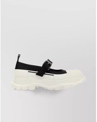 McQueen - Leather Mary Jane Shoes - Lyst