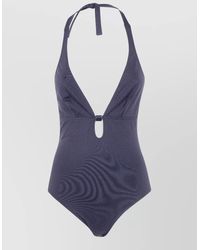 Eres - Harmony Halter One Piece Swimsuit Cutout - Lyst