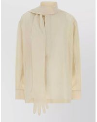 Jean Paul Gaultier - Shirt Gloves Detail High Collar Scarf - Lyst