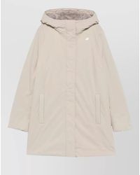 K-Way - Hooded Parka Coat - Lyst