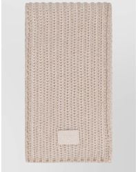 Fendi - Wool Cashmere Rectangular Scarf - Lyst