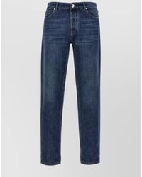 Brunello Cucinelli - Belt Loops Contrast Stitching Five-Pocket Style - Lyst