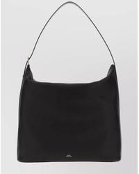 A.P.C. - Vera Maxi Leather Shoulder Bag - Lyst