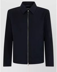 BOSS - Virgin Wool Single Breasted Coat - Lyst