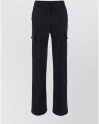 Stella McCartney - Wide-Leg Cargo Trousers - Lyst