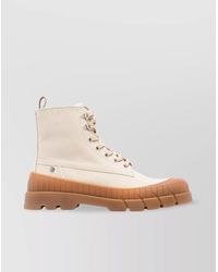 KENZO - Cotton Ankle Boots - Lyst