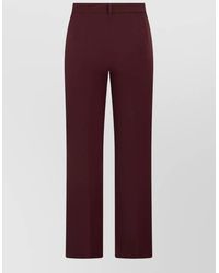Max Mara - High-Rise Straight-Leg Suit Trousers - Lyst