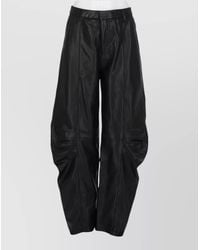 ROTATE BIRGER CHRISTENSEN - Tailored Wide Leg Trousers Belt Loops - Lyst