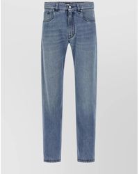 Fendi - Denim Straight-Leg Jeans - Lyst