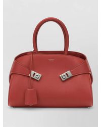 Ferragamo - Tote Bag Structured Shape Top Handles Strap - Lyst
