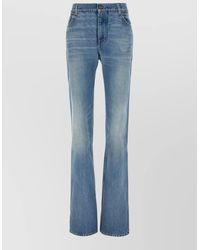 Chloé - Denim Slim Straight-Leg Jeans - Lyst