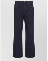 Off-White c/o Virgil Abloh - Denim Slim Relaxed-Fit Straight-Leg Jeans - Lyst