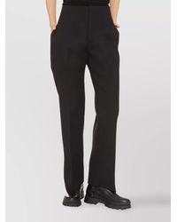 Bottega Veneta - Wool Straight-Leg Trousers - Lyst