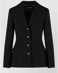 Dolce & Gabbana - Virgin Wool Single-Breasted Suit Jacket - Lyst